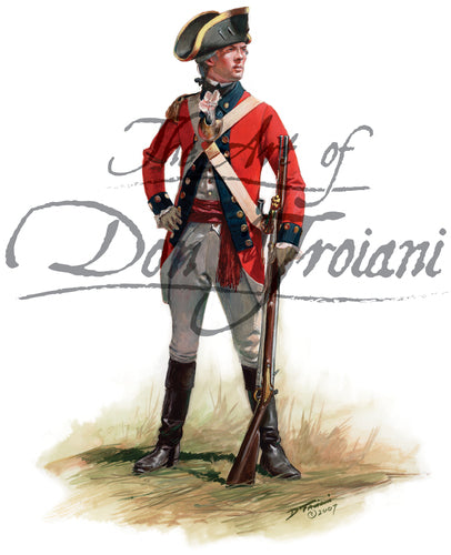 Don Troiani wall art print Loyalist: Officer of The King's American Regt.