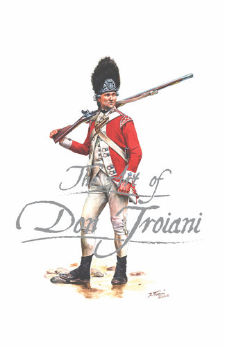 Don Troiani wall art print Grenadier Private British Marines 1775.