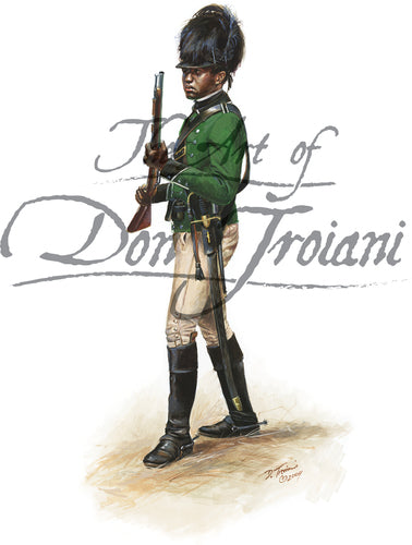 Don Troiani wall art print Trooper, Black Dragoons Carolina Loyalists.