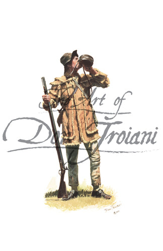 Don Troiani wall art print North Carolina Militia.