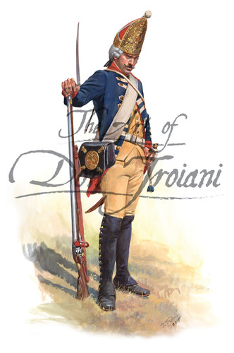 Don Troiani wall art print Regiment Von Wutginau 1776.