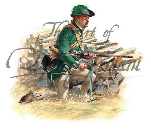 Don Troiani wall art print Ferguson's Corps of British Riflemen.