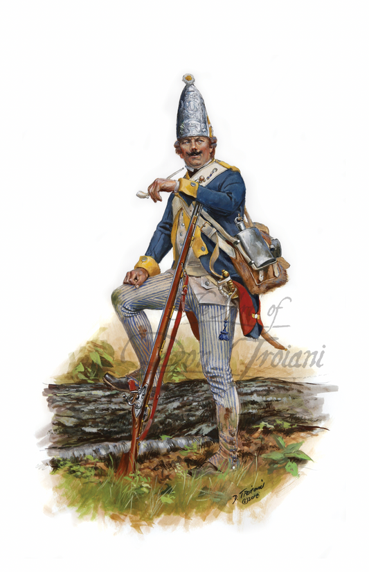 Grenadier, Brunswick Regiment Von Riedesel, 1777