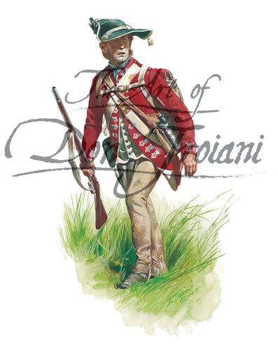 Don Troiani wall art print British 33rd Regiment of Foot.