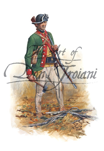 Don Troiani wall art print King’s Royal Regiment, 1777.