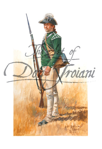 Don Troiani wall art print Grenadier Queen's Rangers, 1778