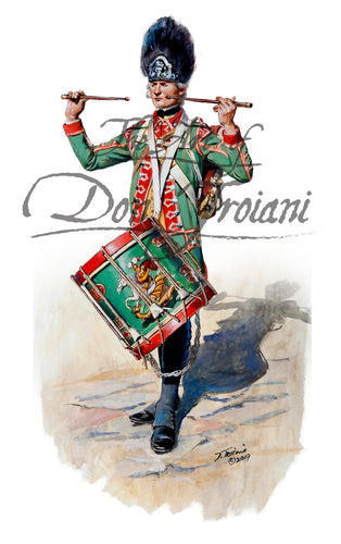 Don Troiani wall art print Drummer 5th Regiment of Foot, 1775.