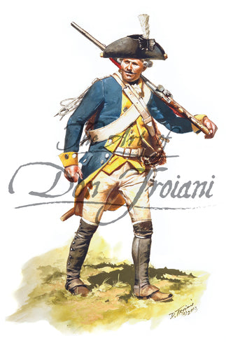 Don Troiani wall art print Brunswick Dragoon Prinz Ernst Ludwig.