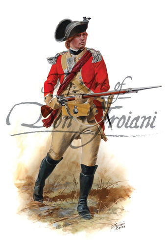 Don Troiani wall art print Grenadier Officer 14th Foot.