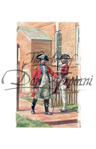 Don Troiani wall art print Cornwallis at Yorktown Virginia 1781.