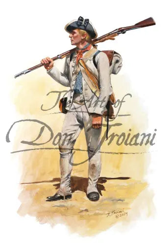 Don Troiani wall art print Private Marching.