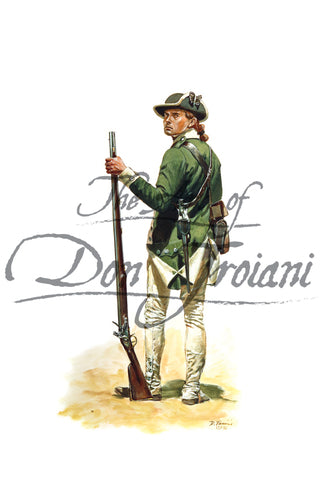 Don Troiani wall art print King' American Regiment, Loyalist Private.