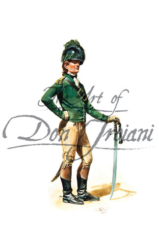 Don Troiani wall art print Lee’s Partizan Legion, Officer, 1779.