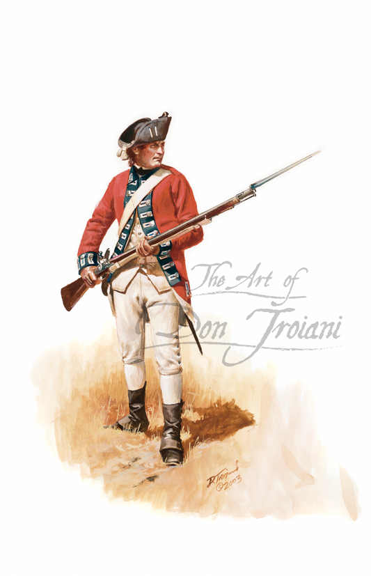 British 18th Regiment Of Foot (Royal Irish), 1774-75