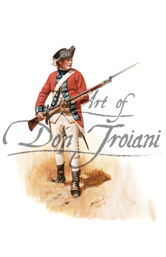 Don Troiani wall art print British 18th Regiment of Foot (Royal Irish).