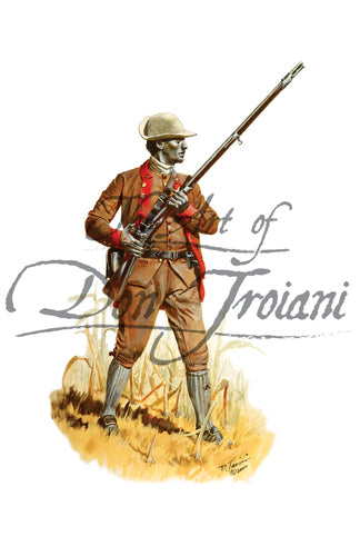 Don Troiani wall art print 3rd Connecticut Regiment of the Continental Line.