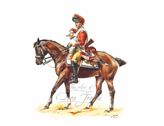 British 17th Light Dragoons, Cowpens, 1781