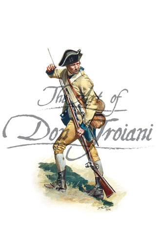 Don Troiani wall art print 3rd New Jersey Regiment, Private, 1776.