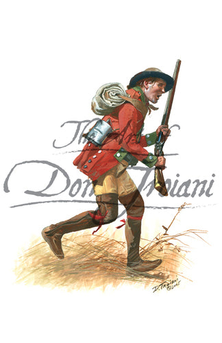Don Troiani wall art print Leake's, Jessup's and Peter's Corps of Loyalists.