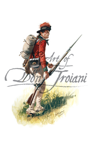 Don Troiani wall art print 63rd Foot Light Infantryman.