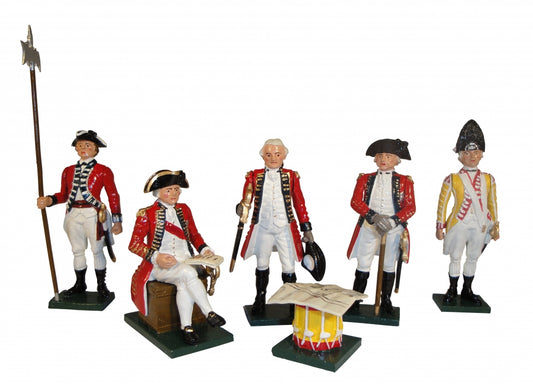 Collectible toy soldier miniature army men British Generals.