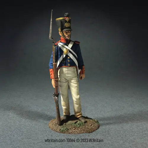 This is collectible toy soldier miniature army men Mexican Infantry.