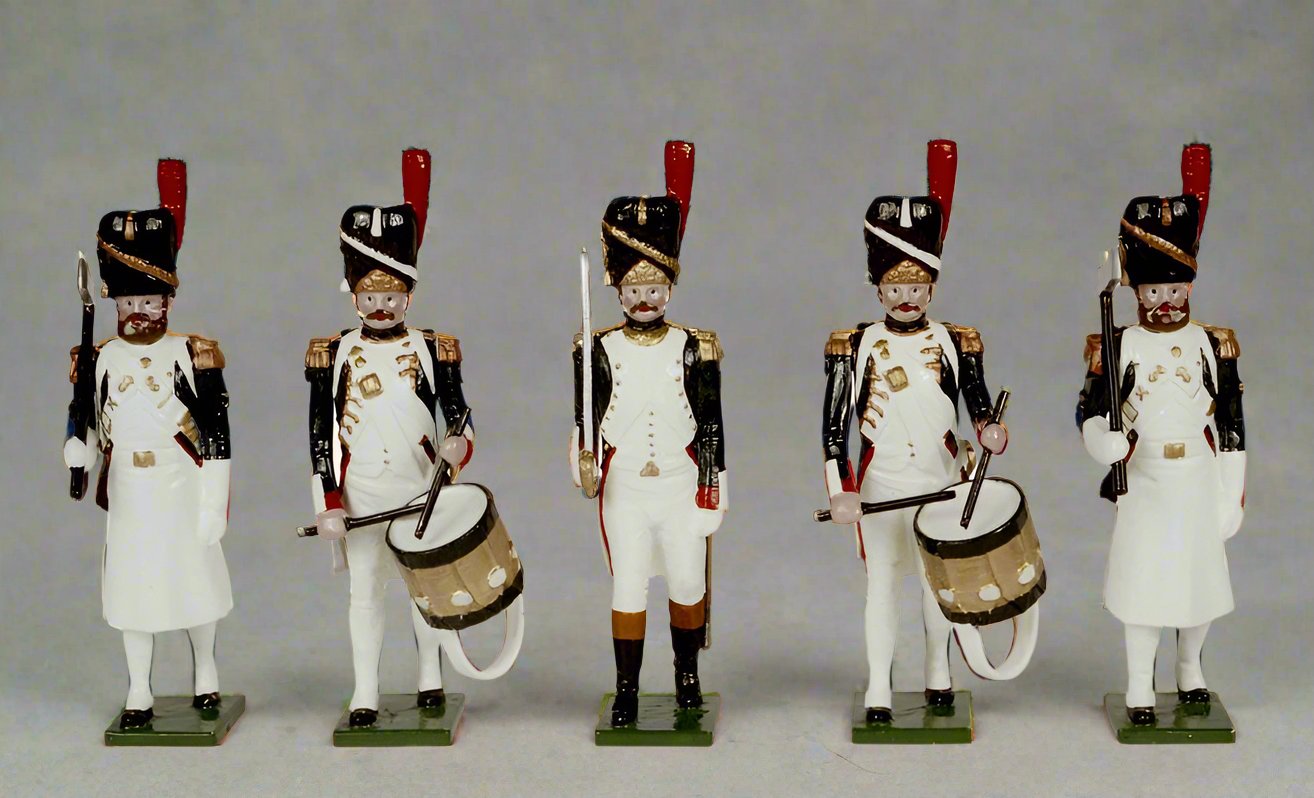 Collectible toy soldier miniature army men French Grenadiers