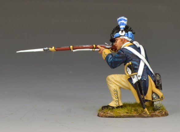 Washington's Guard Company Kneeling Firing