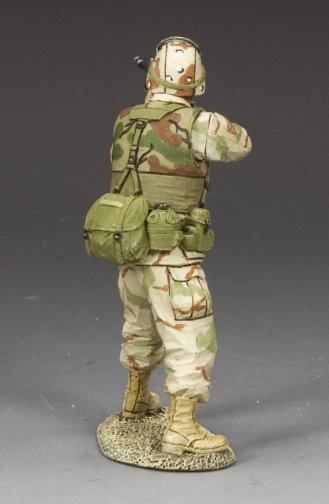 Rear view of Ranger Firing M16A2/M203