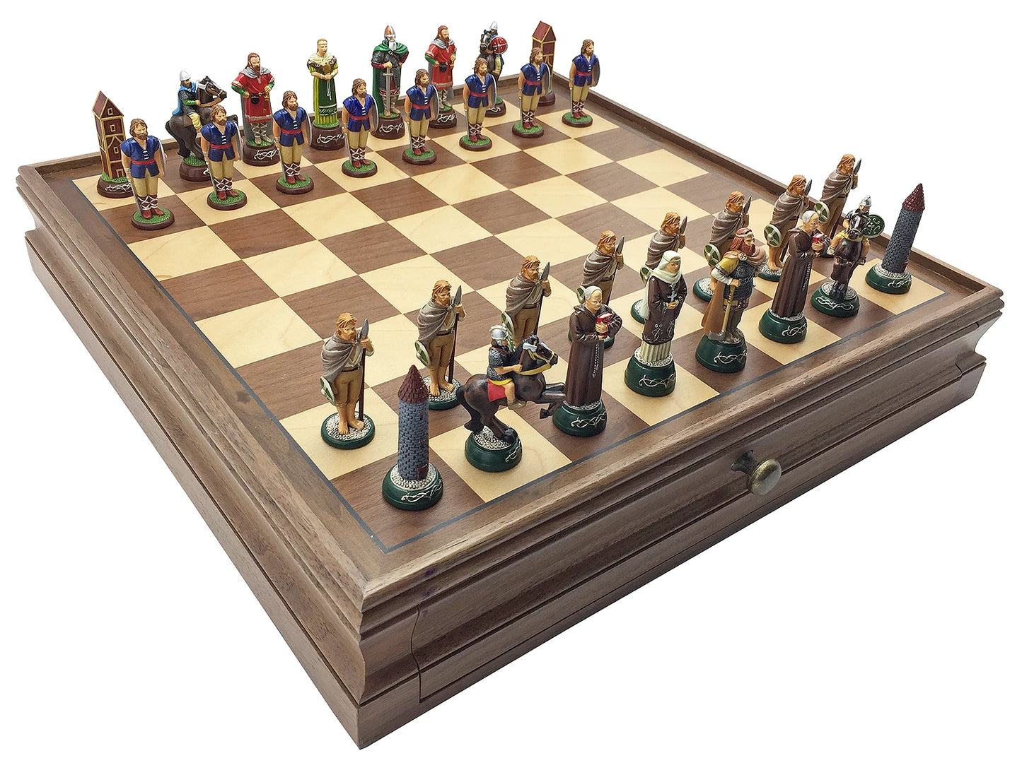 Toy soldier miniature army men Battle of Clontarf Chess Set.