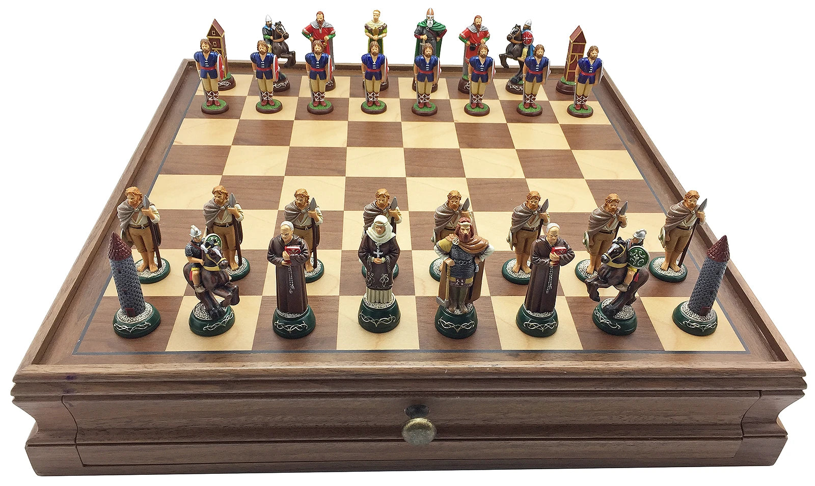 Toy soldier miniature army men Battle of Clontarf Chess Set.
