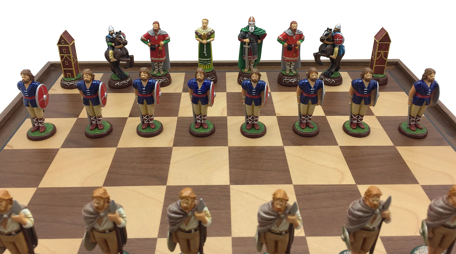 Toy soldier miniature army men Battle of Clontarf Chess Set.
