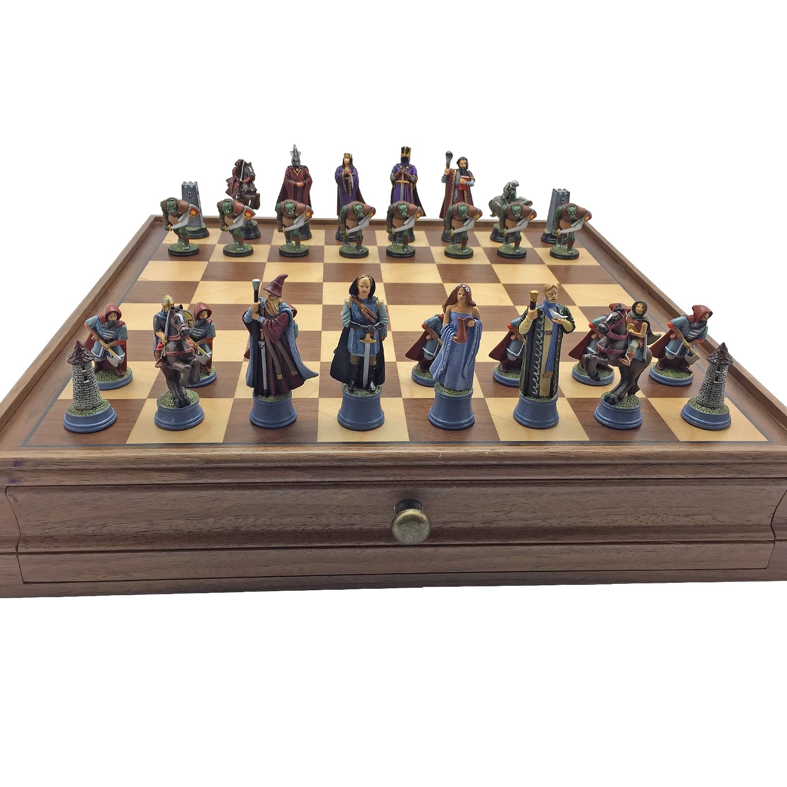 Toy soldier miniature army men Fantasy Chess Set.