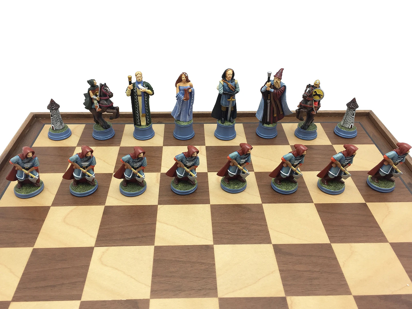Toy soldier miniature army men Fantasy Chess Set.