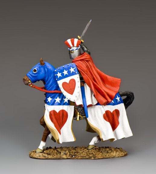 Sir Archibald Douglas military miniature on a horse.