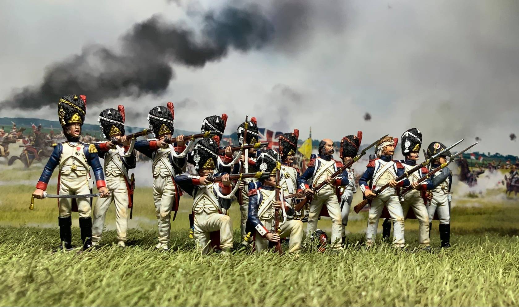 W.Britain Napoleonic toy soldier diorama