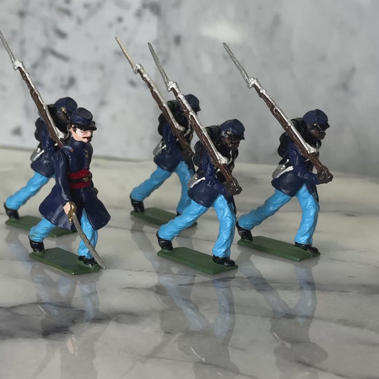 Thomas Loback 54th Mass. toy soldier set
