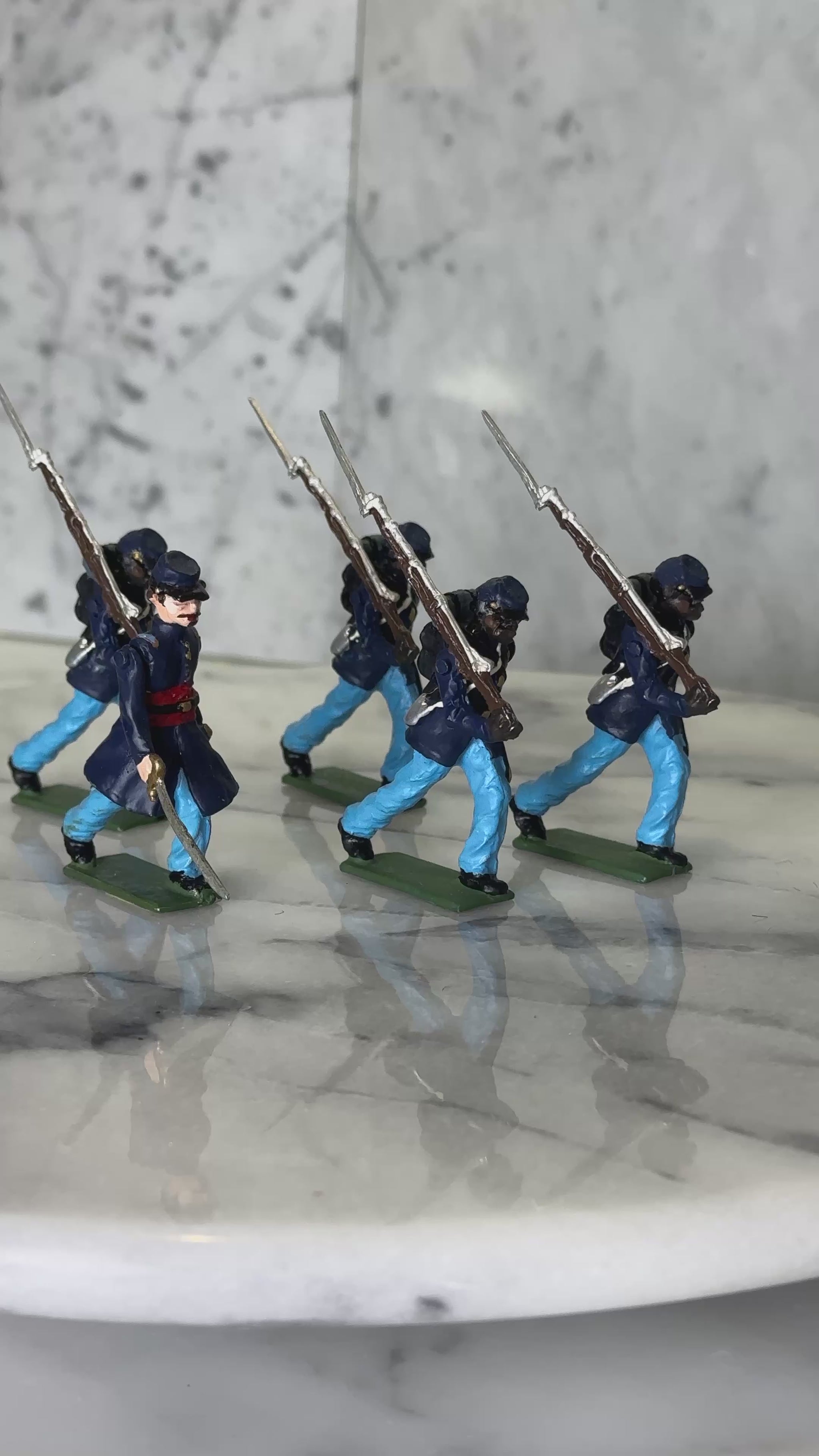 Thomas Loback 54th Mass. toy soldier set