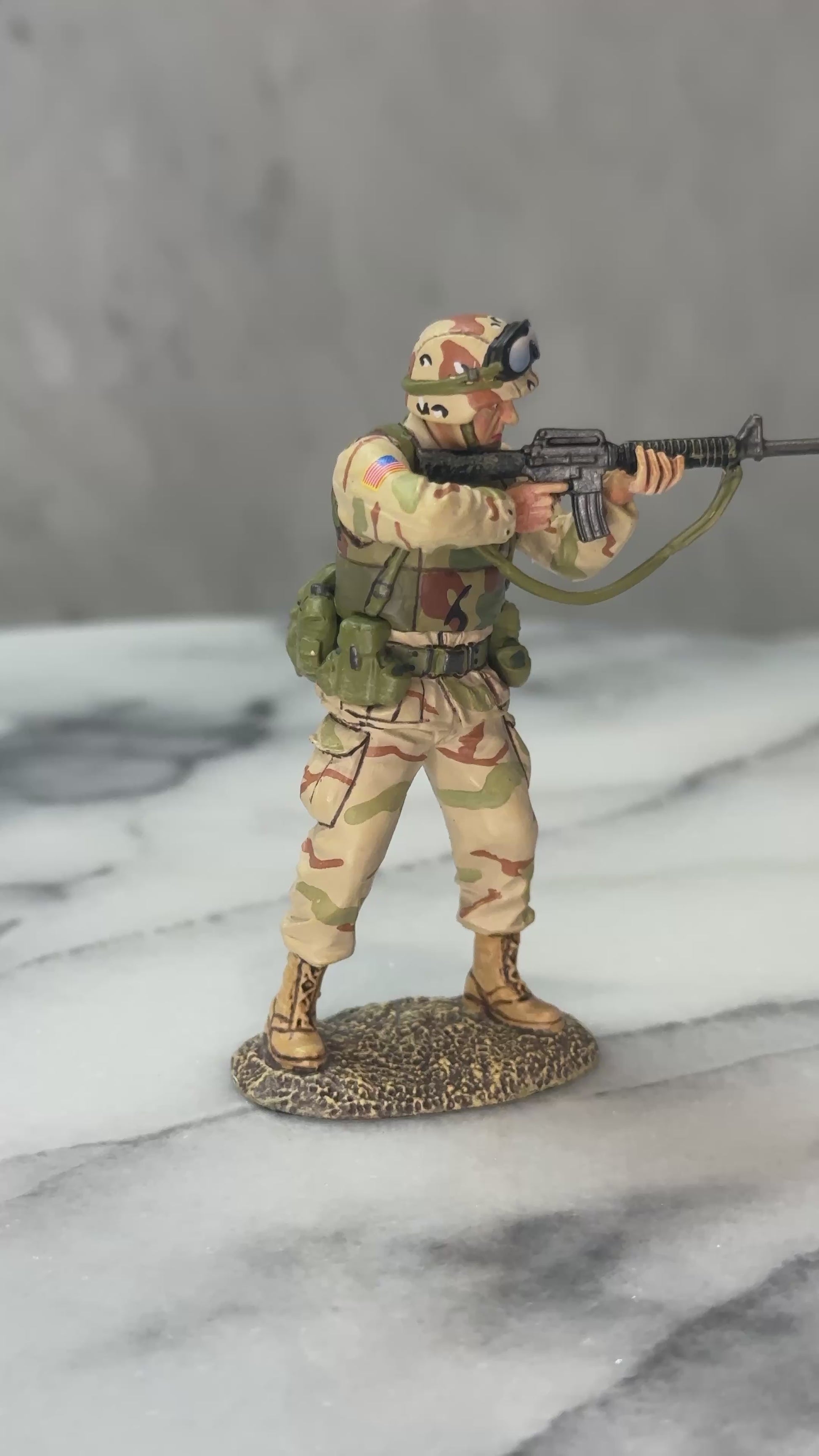 360 view of Ranger Fire His M16A2.