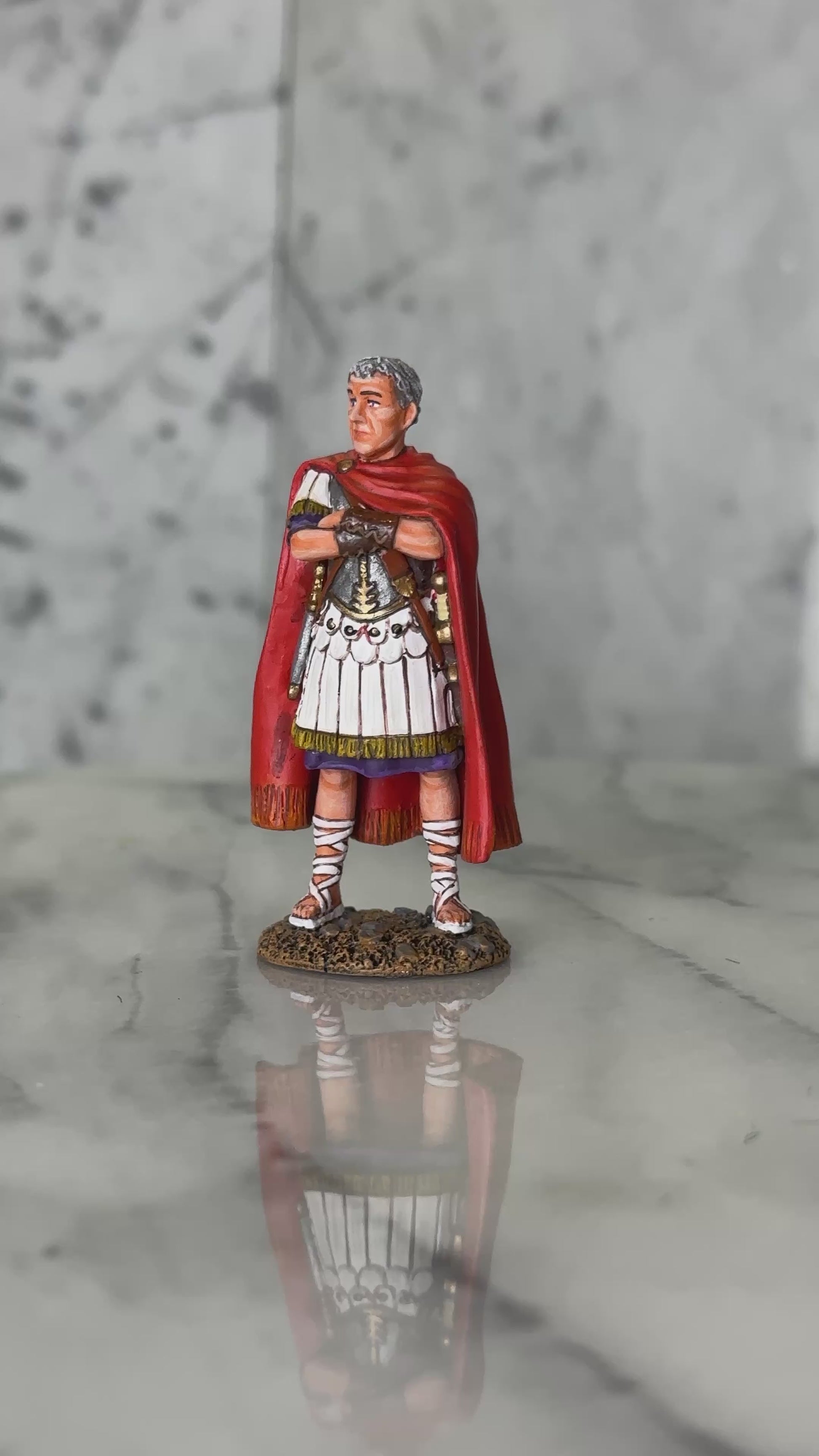 360 view of military miniature Gaius Julius Caesar