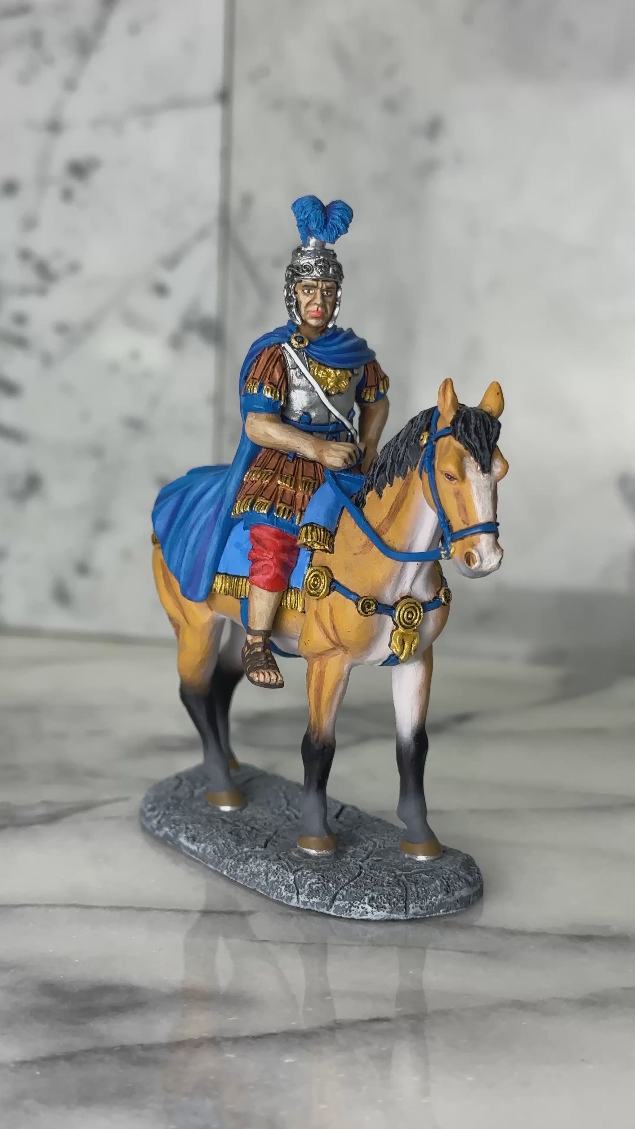 360 view of military miniature General Marcus Agrippa