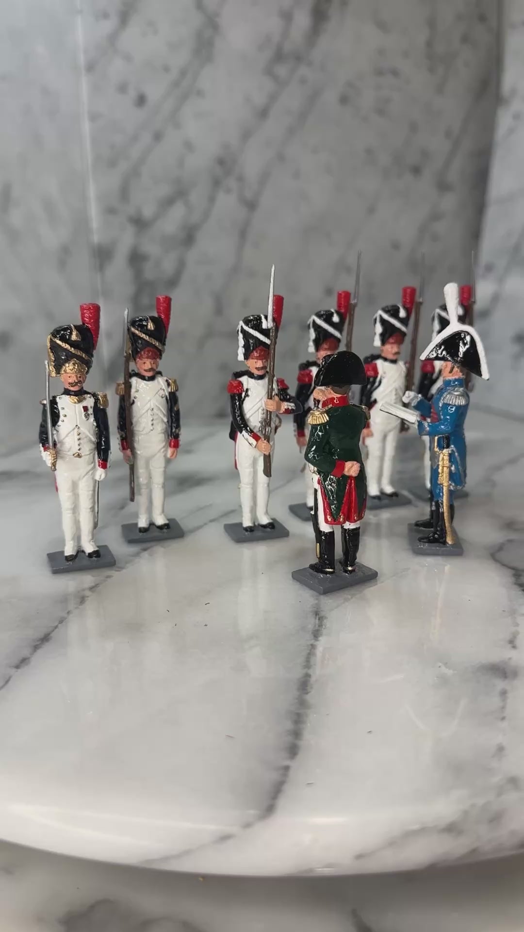 360 view of Toy soldier set Napoleon Presenting the Legion D Honneur