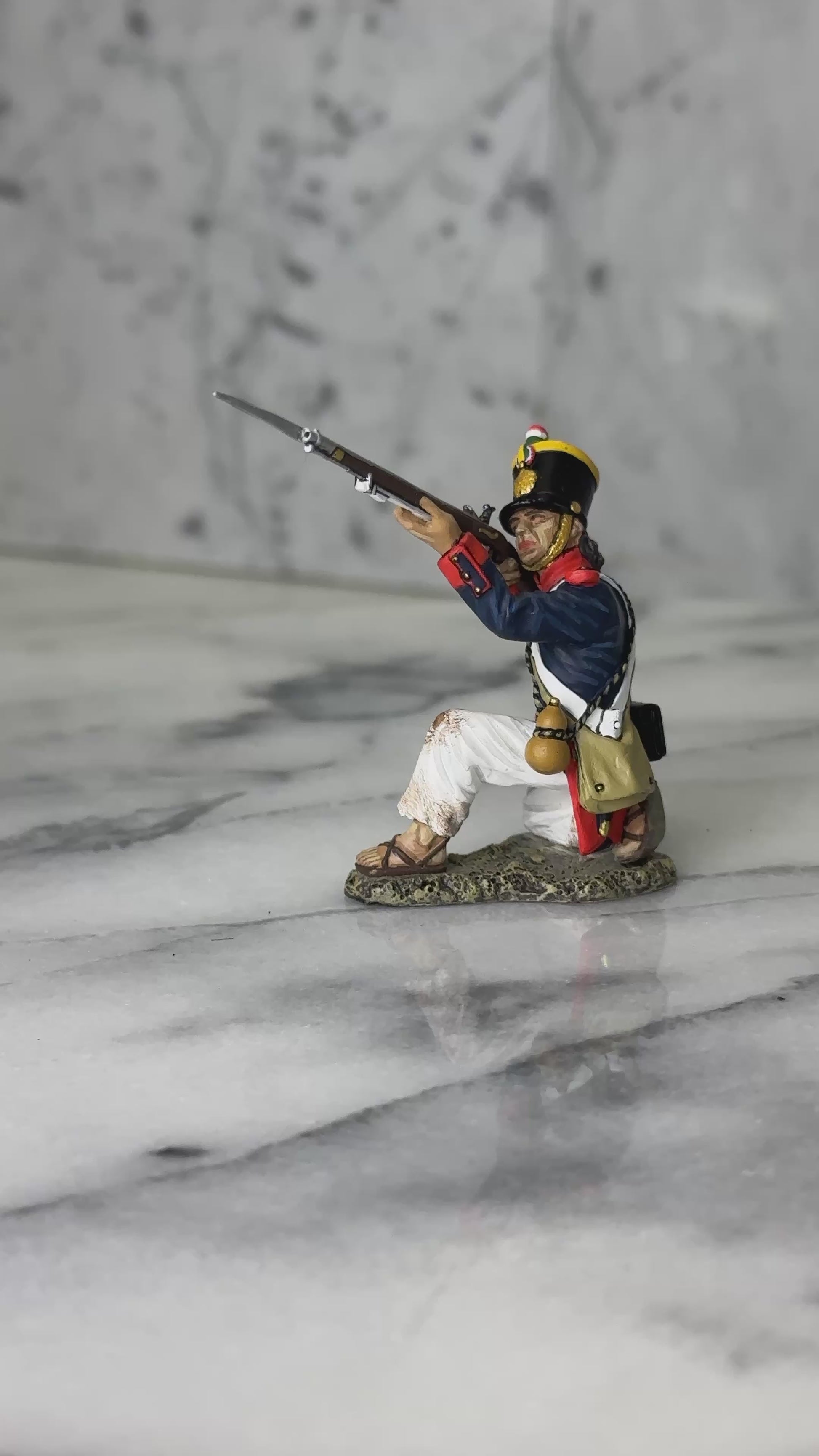 S.A.I. Kneeling Soldier Firing Upwards military miniature