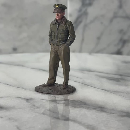 360 view of Toy soldier army men General Dwight D. Eisenhower Winter 1944-45..