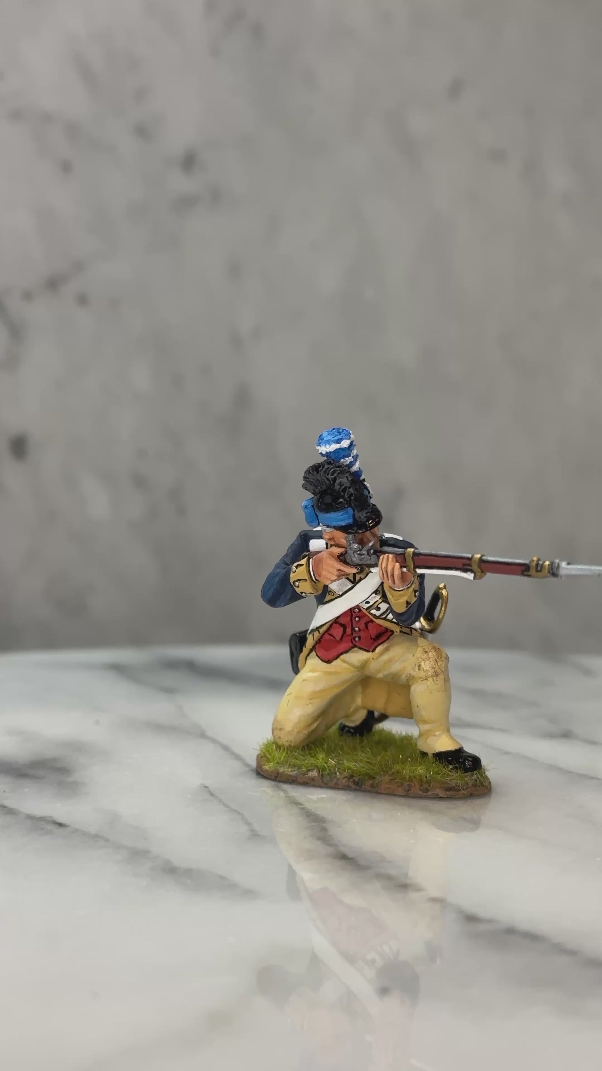 360 view of Washington's Guard Company Kneeling Firing.