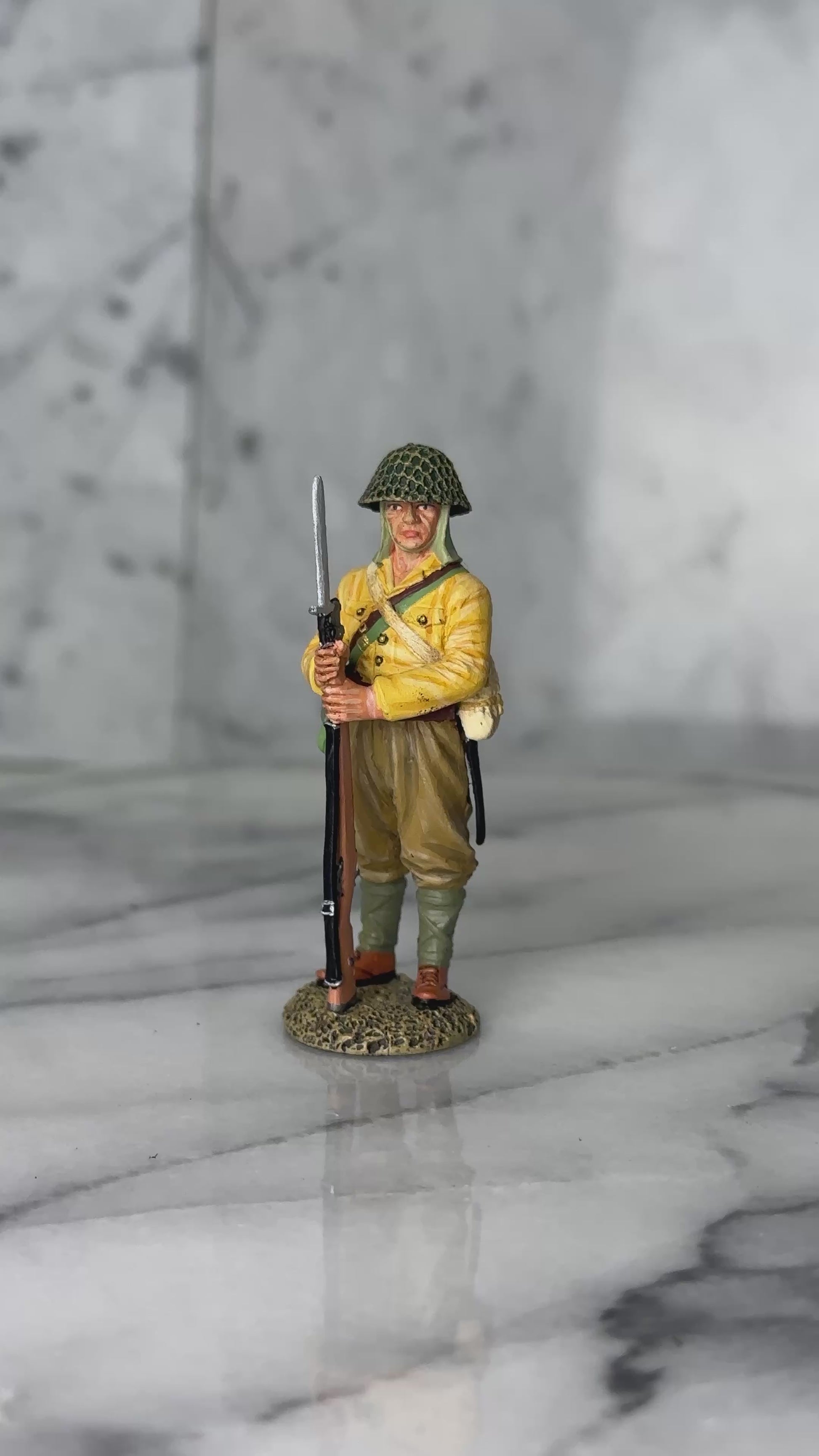 military miniature I.J.A. Soldier Standing at Ease JN073