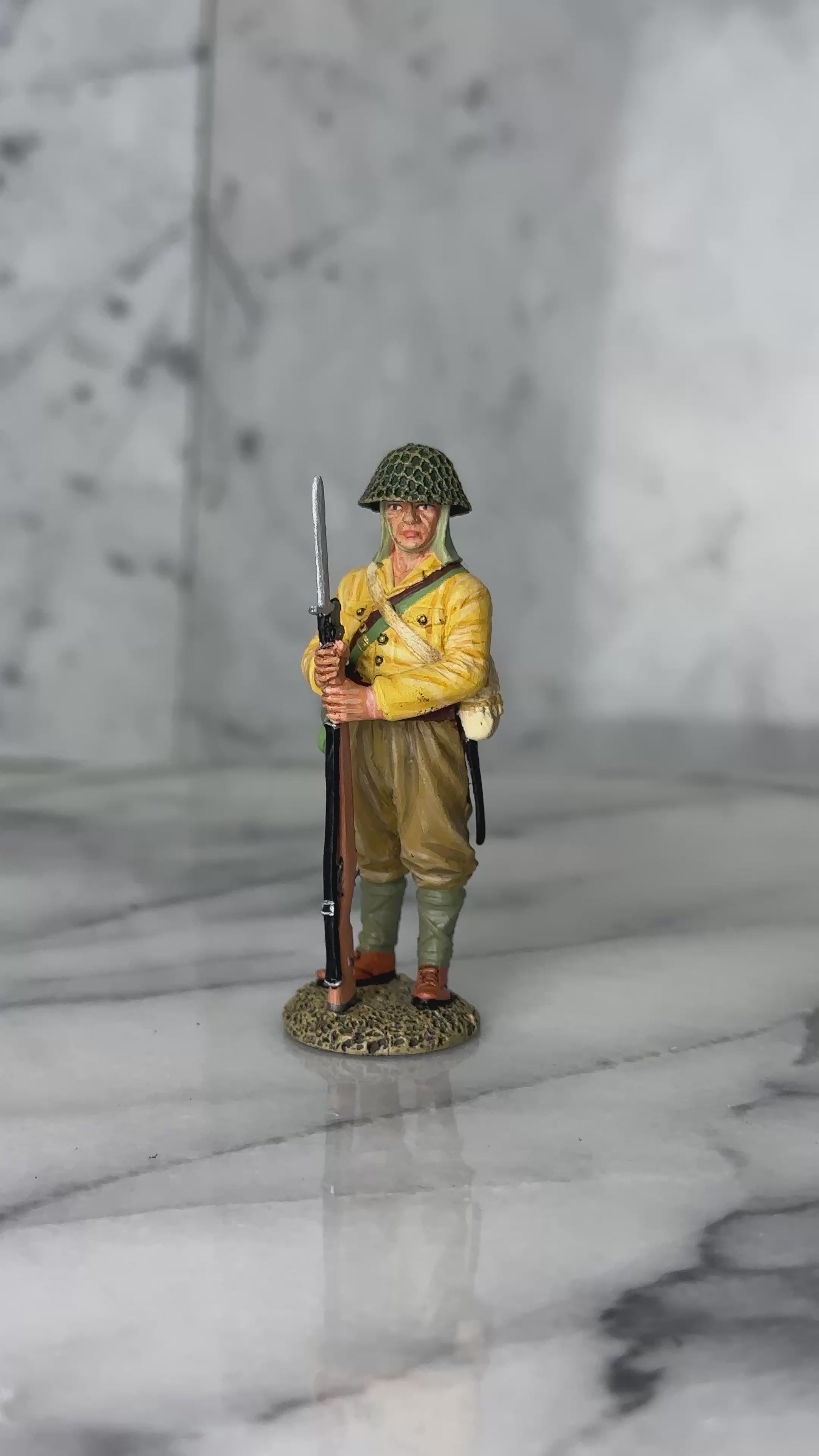 military miniature I.J.A. Soldier Standing at Ease JN073