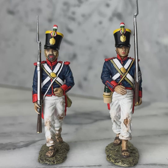 Marching to Battle (Set A) military miniatures