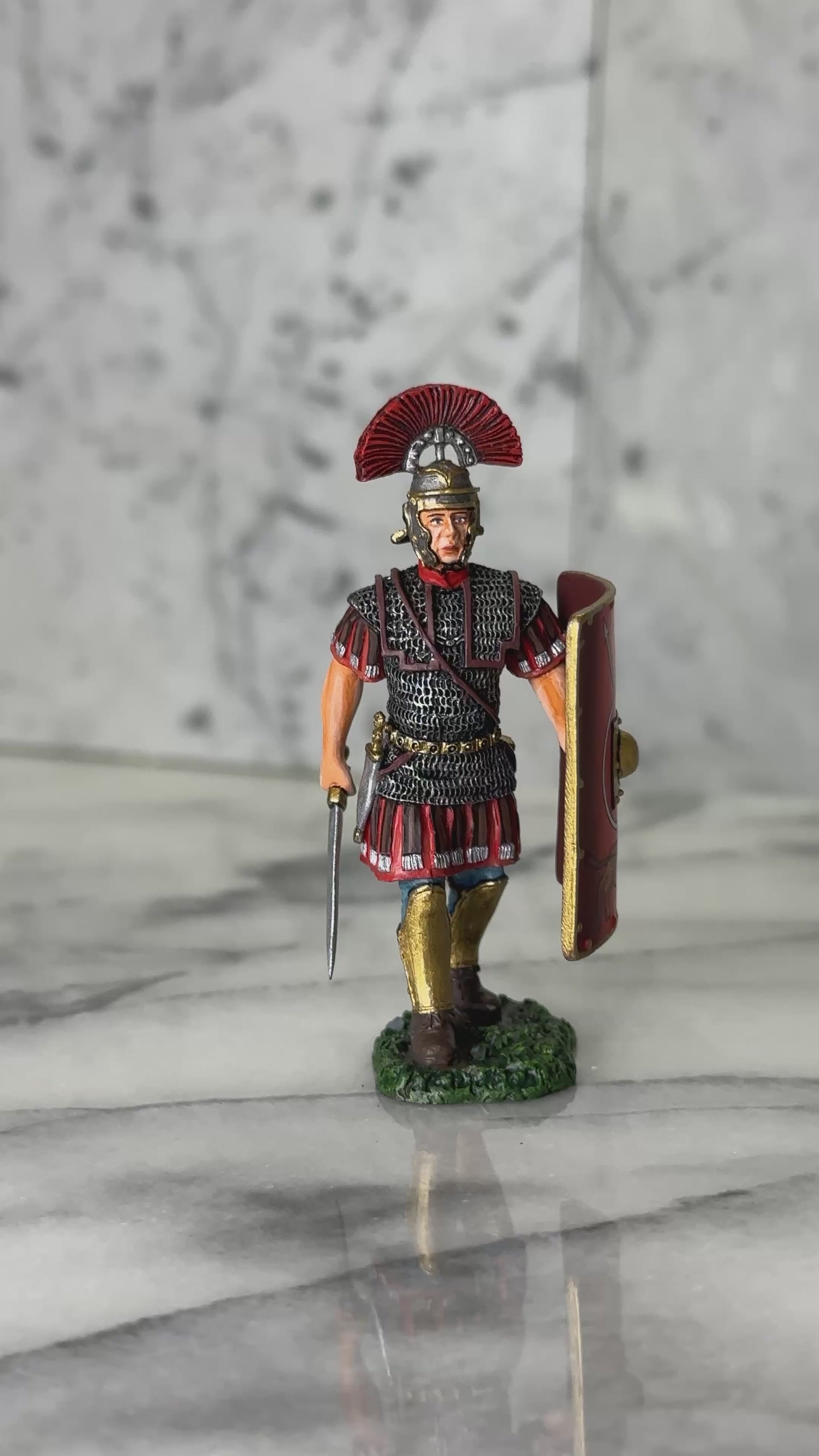 Roman Centurion military miniature