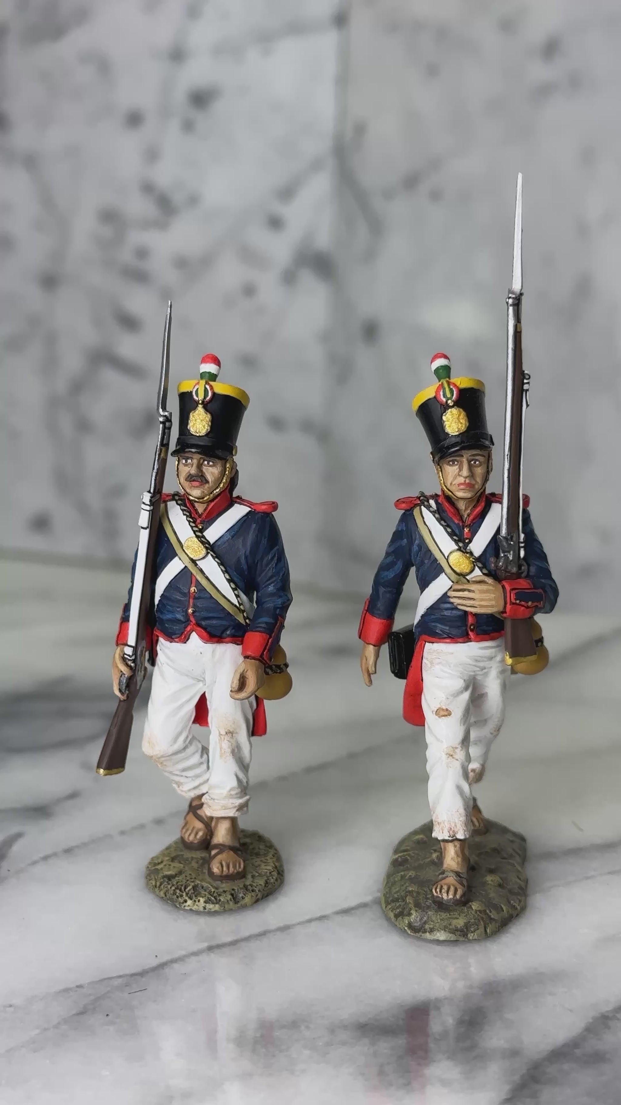 Marching to Battle (Set B) military miniatures
